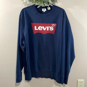 Levi’s Relaxed Graphic Batwing Logo Crewneck Sweatshirt XXL